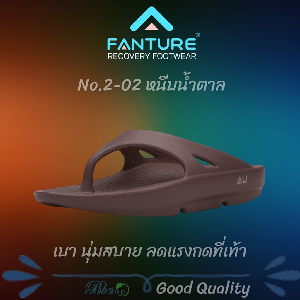 Bb รองเท้า FANTURE แบบหนีบ รองเท้าเพื่อสุขภาพ น้ำหนักเบา ผู้ที่มีปัญหาเท้าแบน รองรับอุ้งเท้าลดการเมื่อยล้า รูปที่ 3