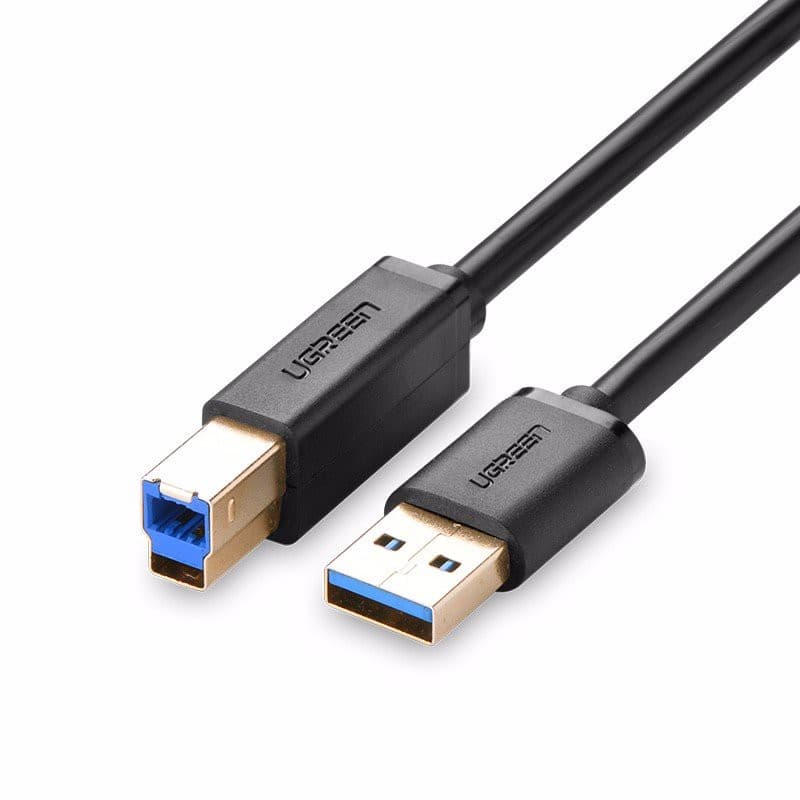 UGREEN สายต่อปริ้นเตอร์ USB 3.0 A Male to USB B Male Printer Scanner Cable ยาว 1-2M รุ่น US210 รูปที่ 2
