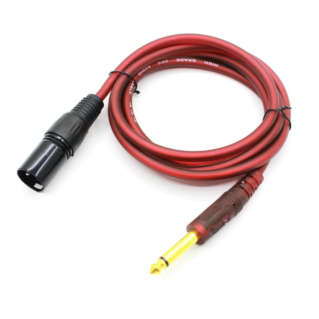 6.35mm male to XLR male/female Microphone Cable Audio Mic Cable High Quality รูปที่ 3