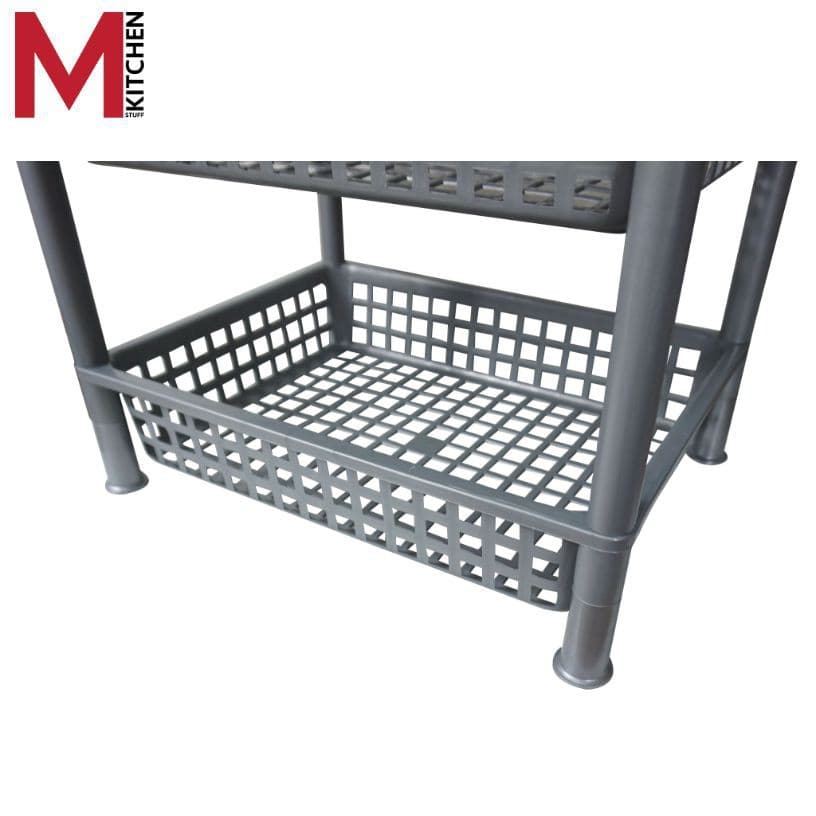 M Kitchen 240/4 ชั้นวางของ 4 ชั้น ขนาด 30 x 40 x 72 ซม. รูปที่ 5