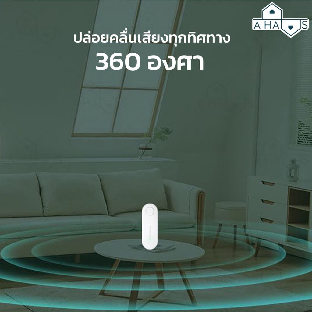 ส่งทันที A HAUS เครื่องไล่ยุง ไล่แมลง ครอบคลุม 60 ตร.ม. ด้วยคลื่น เครื่องไล่หนู อัลตราโซนิก ปลั๊กเสียบไล่ยุง ไล่มด รูปที่ 6