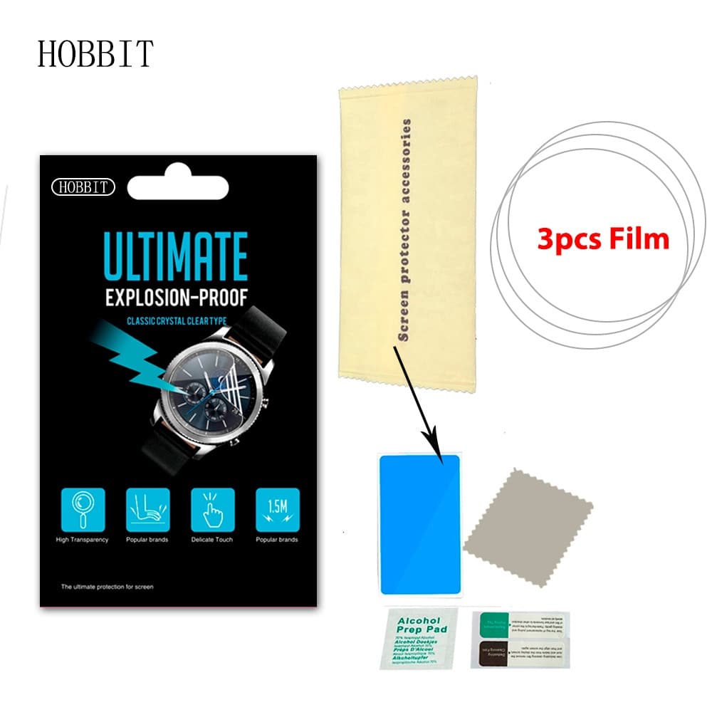 Yifilm ฟิล์มกันรอย PET กันระเบิด สําหรับสมาร์ทวอทช์ Casio Watch W-218h F-108 AE1200 1000 1300 3 ชิ้น รูปที่ 7
