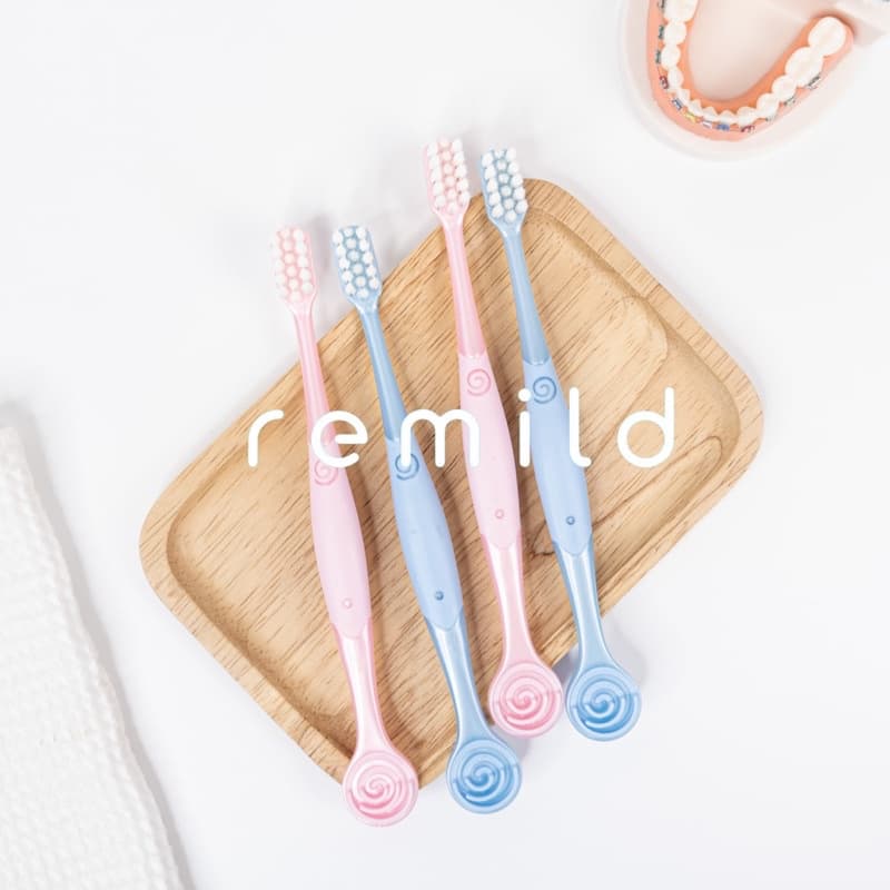 แพจเกจใหม่ Remild แปรงสีฟันจัดฟัน แปรงจัดฟัน ที่นุ่มที่สุด 2in1 รุ่น Duo ขนแปรง 2 ชนิด พร้อมที่ขูดลิ้น ฟรีที่ครอบแปรง รูปที่ 8