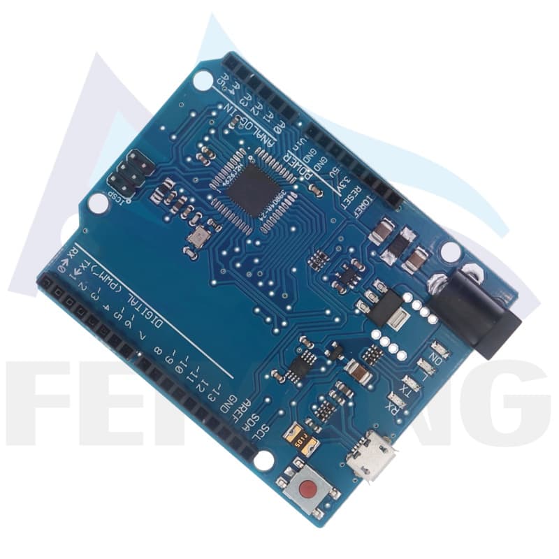 Leonardo R3 บอร์ดไมโครคอนโทรลเลอร์ Atmega32u4 พร้อมสายเคเบิล USB สําหรับ Arduino DIY รูปที่ 3