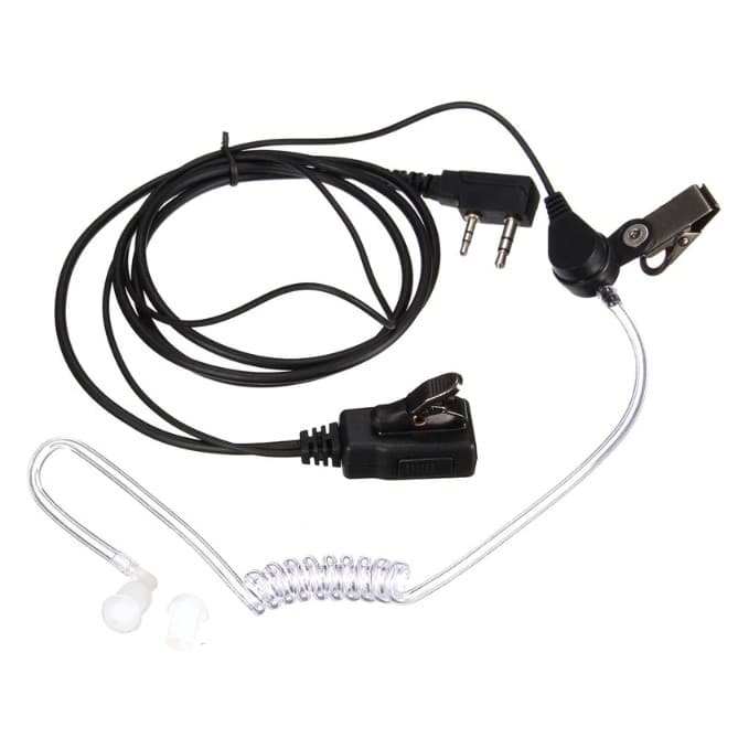 หูฟัง Mic FBI วิทยุสื่อสาร Kenwood BAOFENG UV5R BL-5 IC-V90/UV95 และวิทยุเครื่องจีนทั่วไป รูปที่ 2