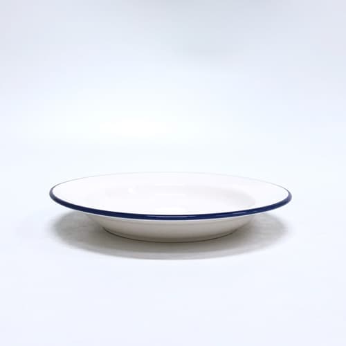 INDRA CERAMIC จานชามปีกลึก ลายสังกะสี เซรามิกเข้าไมโครเวฟได้ รูปที่ 3
