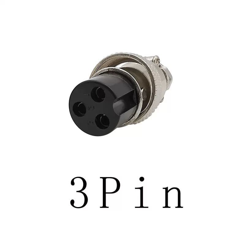 GX16ตัวเชื่อมต่อโลหะ GX16 2, 3, 4, 5, 6, 7, 8 Pin ชาย & หญิงวงกลมปลั๊ก/ซ็อกเก็ตสายไฟ Mount ตัวเชื่อมต่อ รูปที่ 2
