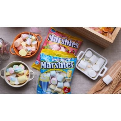 ขนม มาร์ชแมลโลว์ มาร์ชี่ส์ Marshmallows Marshies ขนาด 150 กรัม รูปที่ 2