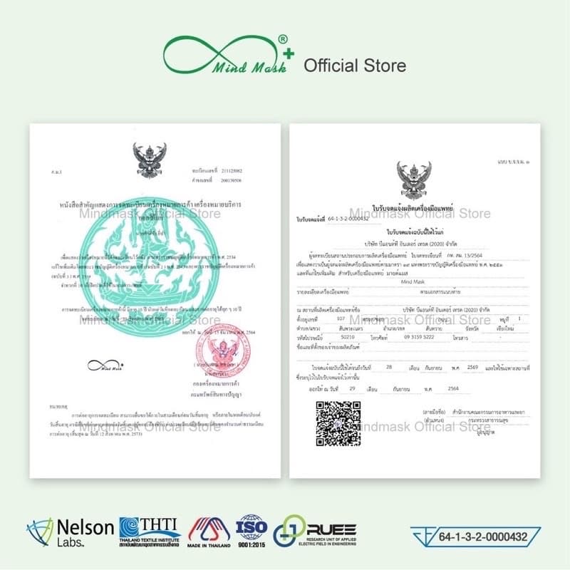 ‼ ครบสี‼◾ยกลังประหยัดกว่า ◾1ลัง/คำสั่งซื้อ MindMask หน้ากากอนามัย KF94 3D 4 ชั้น ผลิตไทย ทางการแพทย์มี 8 สี รูปที่ 7