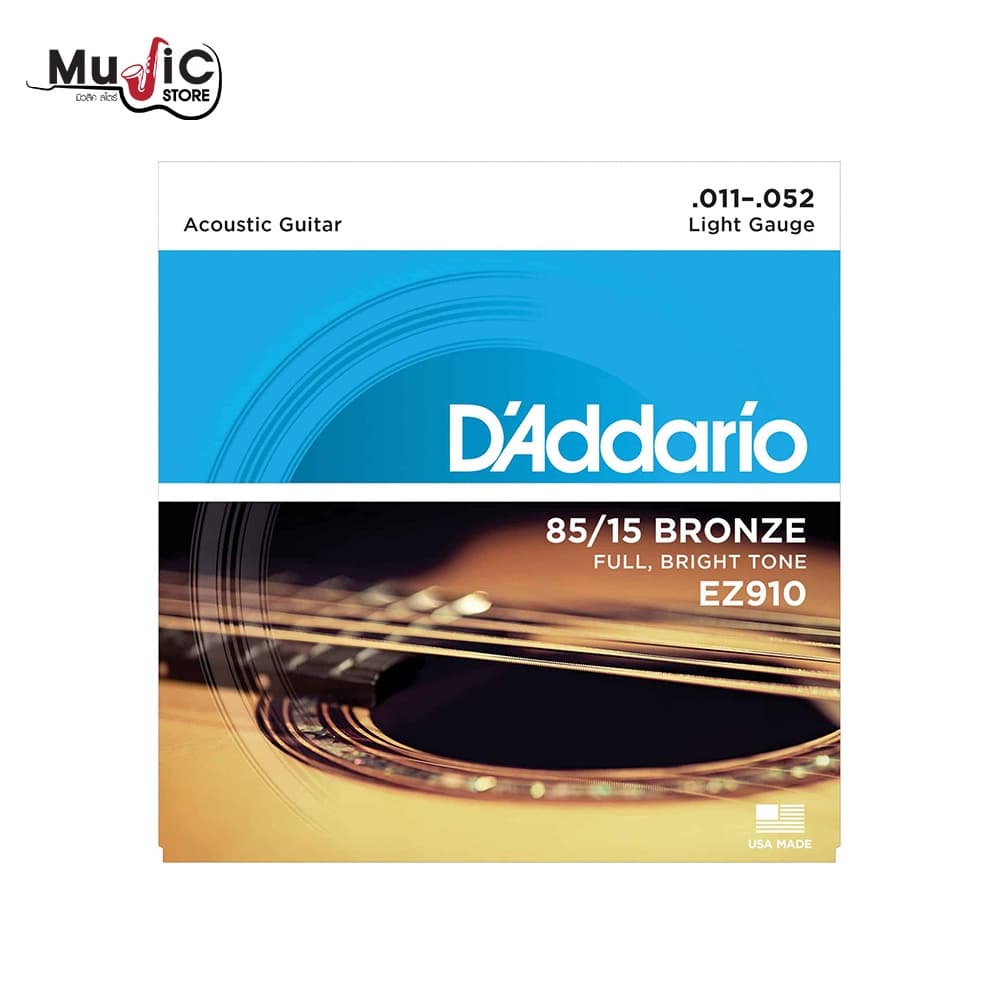 D’Addario 85/15 Bronze สายกีต้าร์โปร่ง รุ่น EZ890,EZ900,EZ910,EZ920,EZ930,EZ940 รูปที่ 4