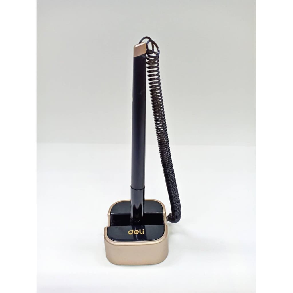 ปากกาตั้งโต๊ะ ไส้ปากกา deli # 6797 0.7 มม.หมึกเจล น้ำเงิน Desk pen stand รูปที่ 5