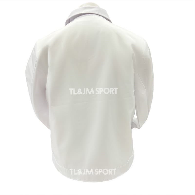 เสื้อแจ็คเก็ตคอปกสีขาว เสื้อคลุมสีขาวคอปก คอปกสีขาว รูปที่ 5