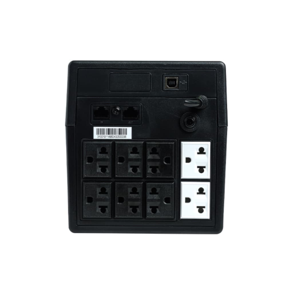 ZIRCON SMOOTH-I 1200VA/720W Line Interactive UPS เครื่องสำรองไฟ เหมาะสำหรับโฮมออฟฟิศ รองรับอุปกรณ์ได้หลากหลาย รูปที่ 4
