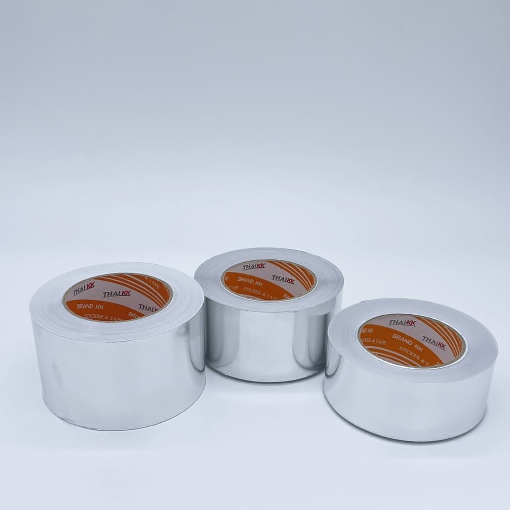 Foil Tape เทปอลูมิเนียมฟอยล์ 50ไมครอน เทปปะหม้อ เทปหลังคารั่ว ขนาดหน้ากว้าง 2นิ้ว,2.5นิ้ว,3นิ้ว รูปที่ 5