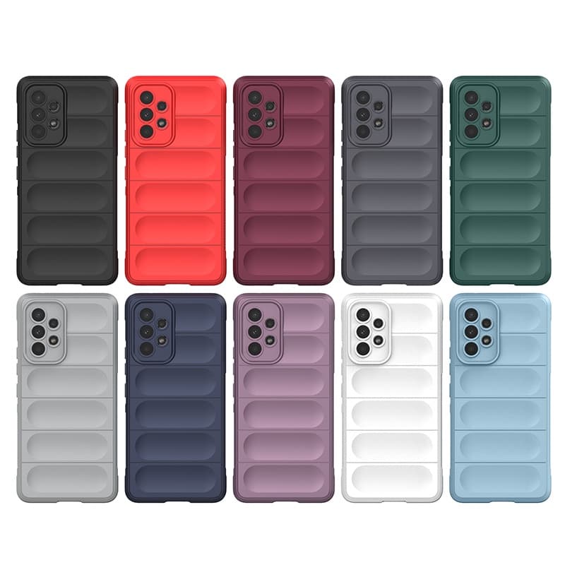 Lenuo เคสโทรศัพท์มือถือ ซิลิโคนนิ่ม กันกระแทก สีพื้น หรูหรา สําหรับ Samsung Galaxy A73 A53 A13 A33 5G A04S A23 4G รูปที่ 2