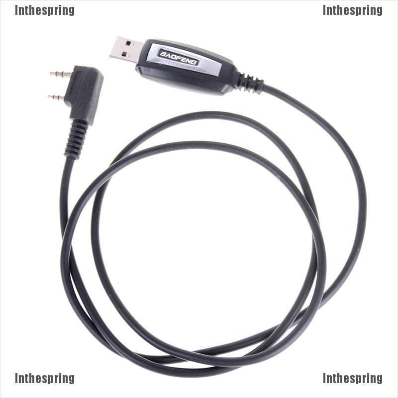 ในฤดูใบไม้ผลิ สายตั้งโปรแกรมได้ Usb 2 Pin 1 ชุดพร้อมไดรเวอร์ CD สําหรับ Uv-5R Bf-888S รูปที่ 2