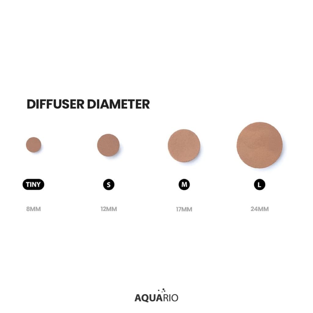 Aquario Neo CO2 Diffuser Normal Special หัวดิฟ CO2 รุ่นดีไซน์แบบแบน ใช้พื้นที่น้อย ไม่เกะพื้นที่ในตู้ รูปที่ 7