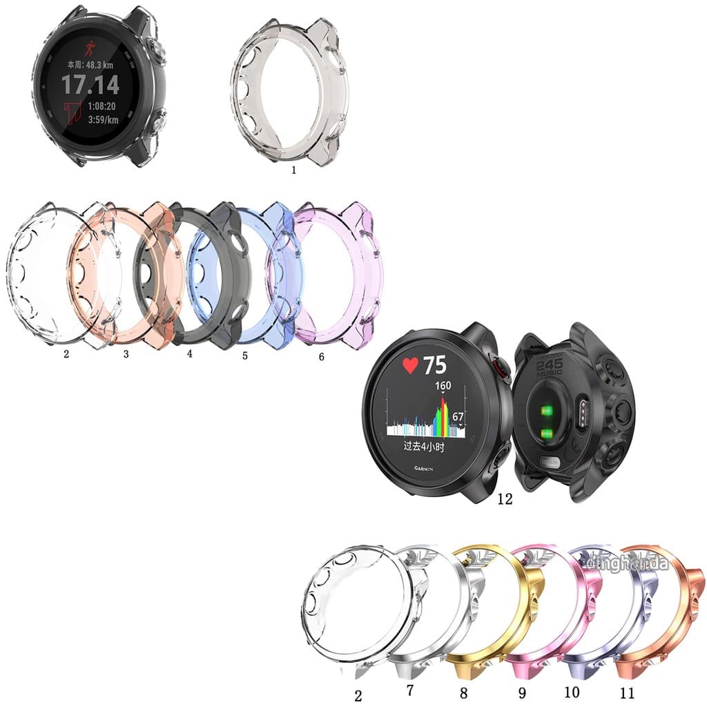เคสกันรอย TPU สำหรับ Garmin Forerunner 245 245m รูปที่ 1
