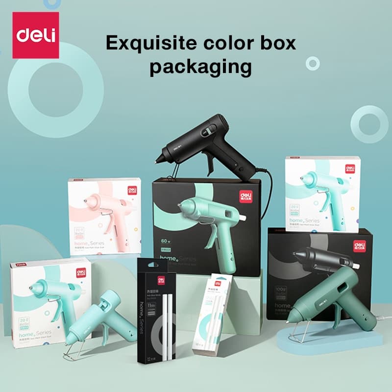 Deli กาวแท่งร้อน กาวแท่ง ขนาด 7mm-18pcs/11mm-12pcs ร้อนไวภายใน5นาที ติดแน่น ติดทน Glue Stick รูปที่ 7