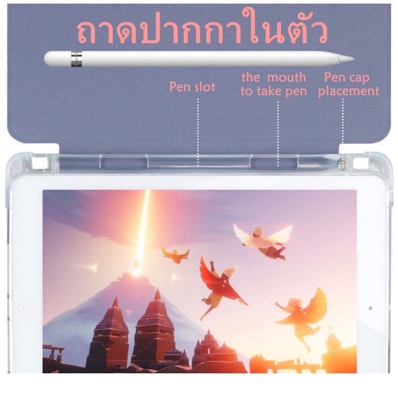 เคสสำหรับไอแพด 10.2 Gen 9/8/710.2 2017/8 gen5/6 9.7Air1/2 9.7 case air4 /5 TB รูปที่ 2