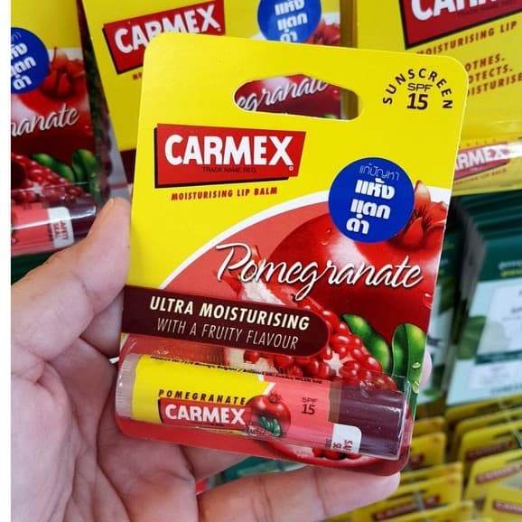 ลิปมัน,ลิปบาล์มCarmex Lip Balm ครบกลิ่น มี9แบบ/ของแท้ มีอย. EXP.30/8/2028 รูปที่ 5