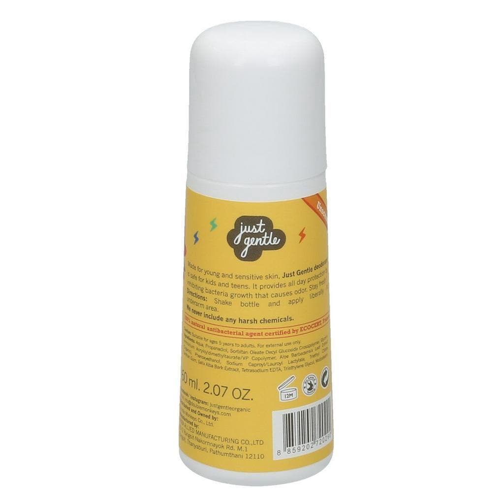Just Gentle โรลออนเด็ก สูตรไม่มีกลิ่น Organic Kids Deodorant - Unscented รูปที่ 5