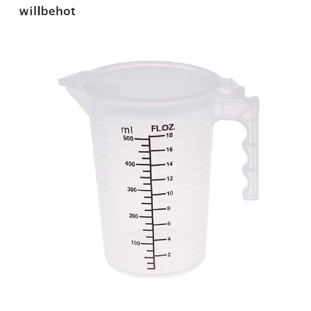 Willbehot ถ้วยตวงใส 100/250/500 ml. พร้อมผ้าคลุมอย่างดีสําหรับทําเบเกอรี่ รูปที่ 9