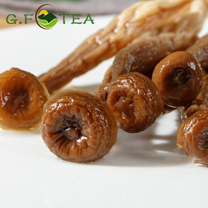 เห็ดกำมะหยี่แห้ง อบแห้ง100% เกรดซูเปอร์ 特级 鹿茸菇 鲜香味十足 รูปที่ 7