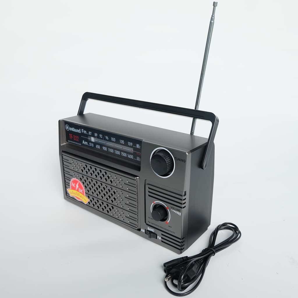 ของแท้! วิทยุธานินทร์ รุ่น TF-322 แถมฟรี สายไฟในกล่อง มีมาตรฐาน มอก. DKN Sound รูปที่ 4