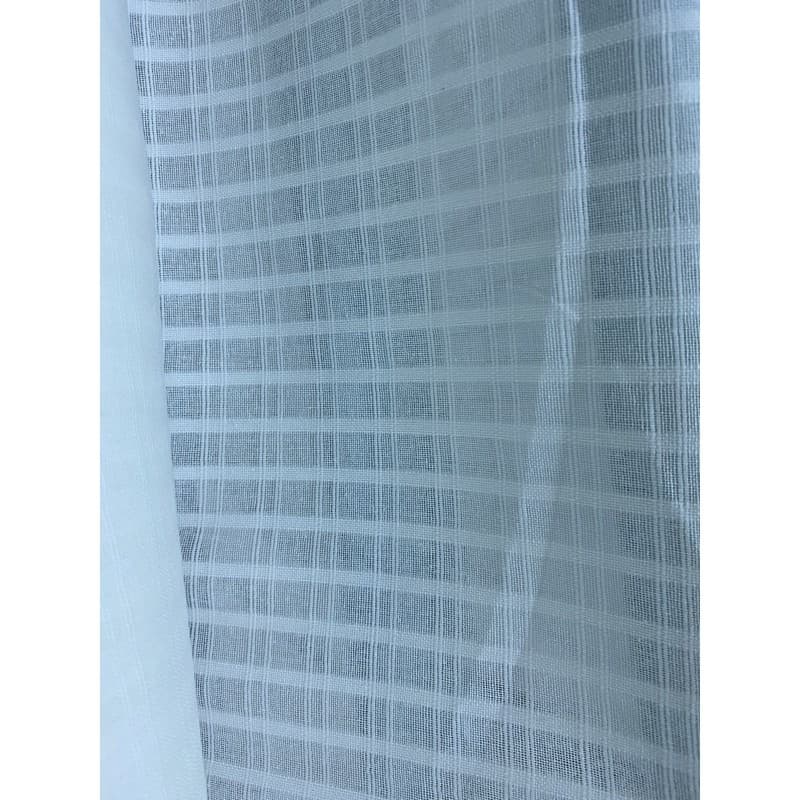 ผ้าม่านประตู ผ้าฝ้ายสไตล์มินิมอล สีขาว ผ้าโปร่งพริ้ว ขนาด 110x220 cm แต่งบ้าน คาเฟ่ หรือห้อง ก็สวยงาม รูปที่ 9