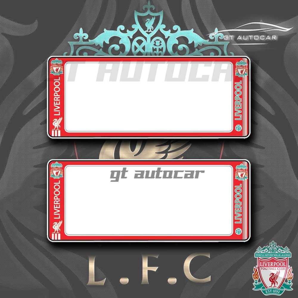 Liverpoolกรอบป้ายทะเบียนรถยนต์กันน้ำ ลาย Liverpool รูปที่ 2