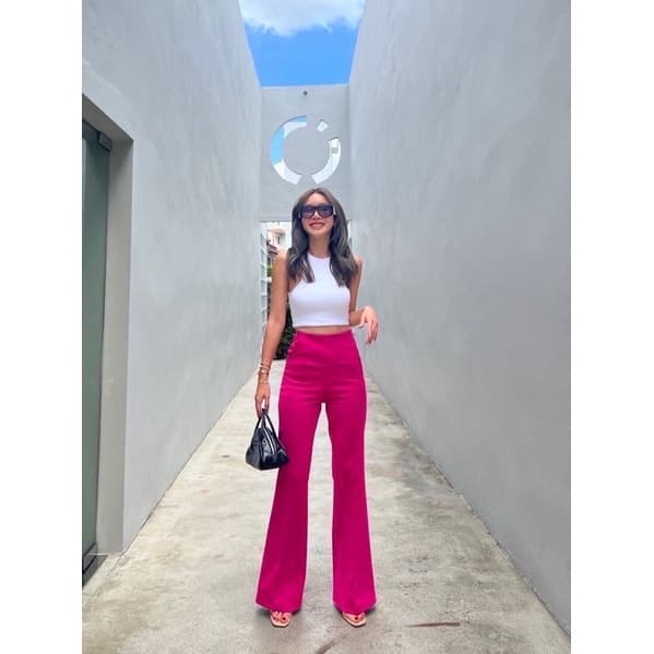 Nanda korean high-waist pants รูปที่ 2