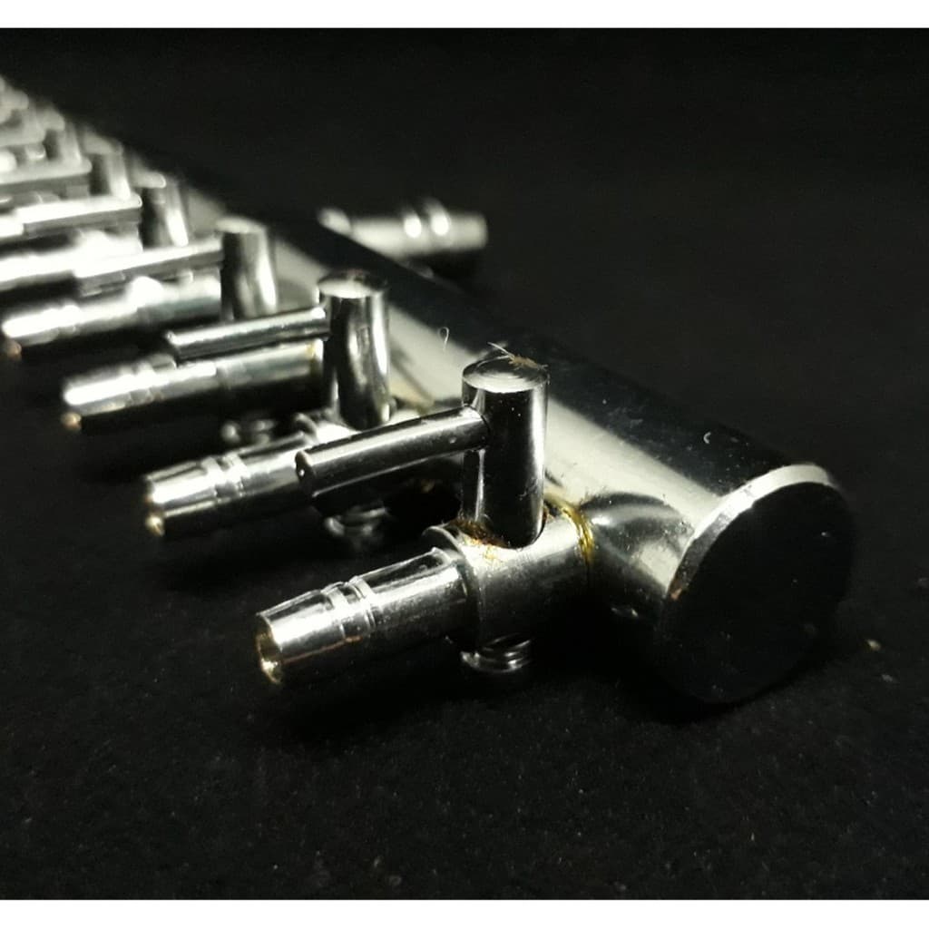 วาล์วปรับลมสแตนเลส ท่อลมเข้า 8 มม. ต่อกับปั๊มลูกสูบ Stainless Valve for Electrical Magnetic Air Compressor รูปที่ 5