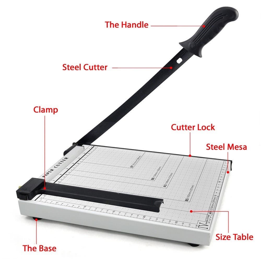 แท่นตัดกระดาษ เครื่องตัดกระดาษ ที่ตัดกระดาษA4 Paper Cutter ใบมีดคม อุปกรณ์สำนักงาน พร้อมสเกลวัดขนาดอย่างดี รูปที่ 3