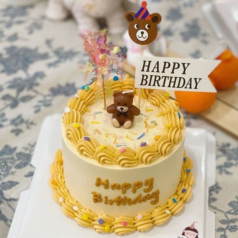 AA7 เทียนน้องหมี เทียนวันเกิด น่ารักก ในไทย รูปที่ 8