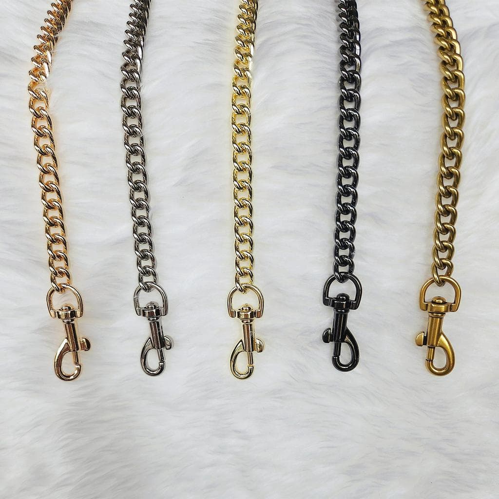 สายโซ่ สายกระเป๋าโซ่ สายโซ่โลหะ รุ่นโซ่มนหน้ากว้าง 8 mm. chain strap รูปที่ 5