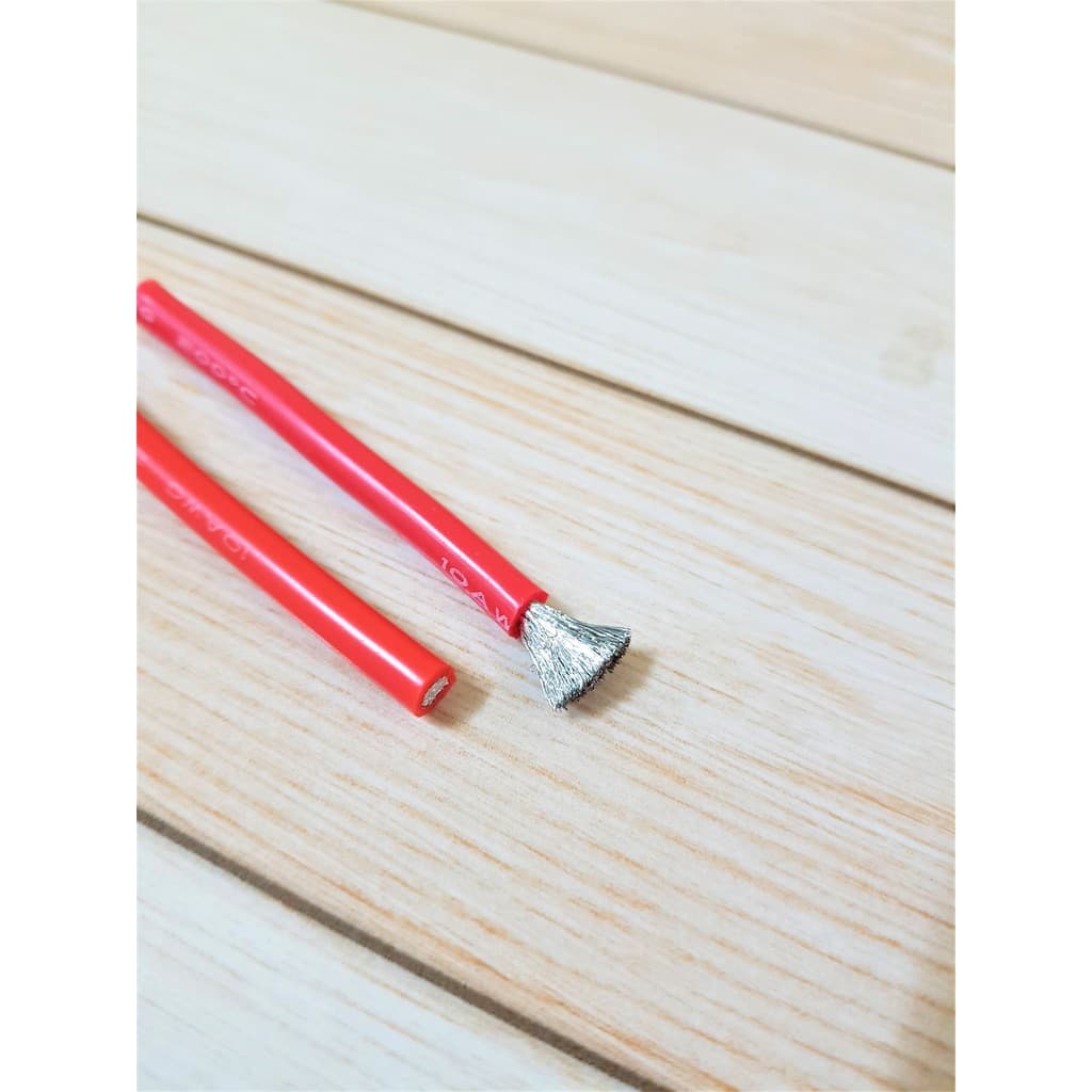 สายไฟซิลิโคน สายไฟแบตเตอรี่ 10AWG ทนความร้อนสูง 200 องศา รูปที่ 4