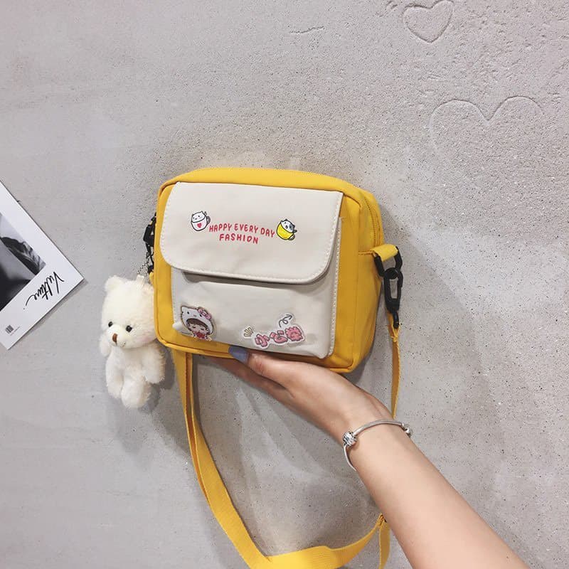 ใส่ SPC115BAG ลด 15.-ขั้นต่ำ 150.- กระเป๋าสะพายข้าง ทรูโทนน่ารัก ใบเล็กระเป๋าผู้หญิง ผู้ชาย สามารถใช้ได้ CC-225 รูปที่ 8