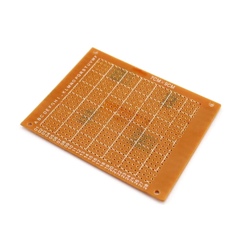 แผ่นพีซีบี ไข่ปลา ต้นแบบ หน้าเดียว FR-1 ขนาด 5x7 7x9 9x15 4.8x13.3 10x22 cm Single Sided Prototype PCB Board รูปที่ 4