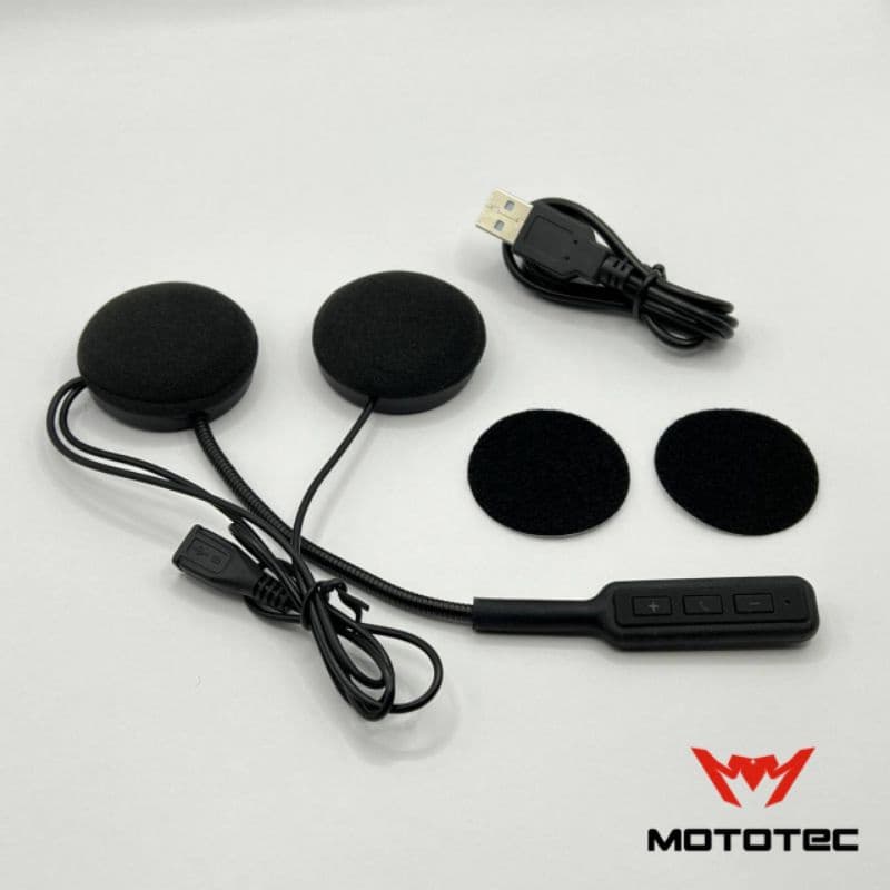 MOTOTEC MT-HB1 Helmet Bluetooth Headset หูฟังไร้สาย บลูทูธติดหมวกกันน็อค หูฟัง ไรเดอร์ รูปที่ 7
