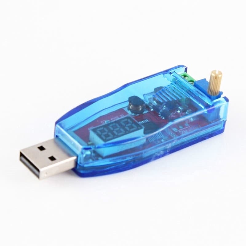Dc-DC 5V เป็น 3.3V 9V 12V 24V USB แบบลดค่า DC 1.0V-24V โมดูลแปลงพลังงานไฟฟ้า รูปที่ 7