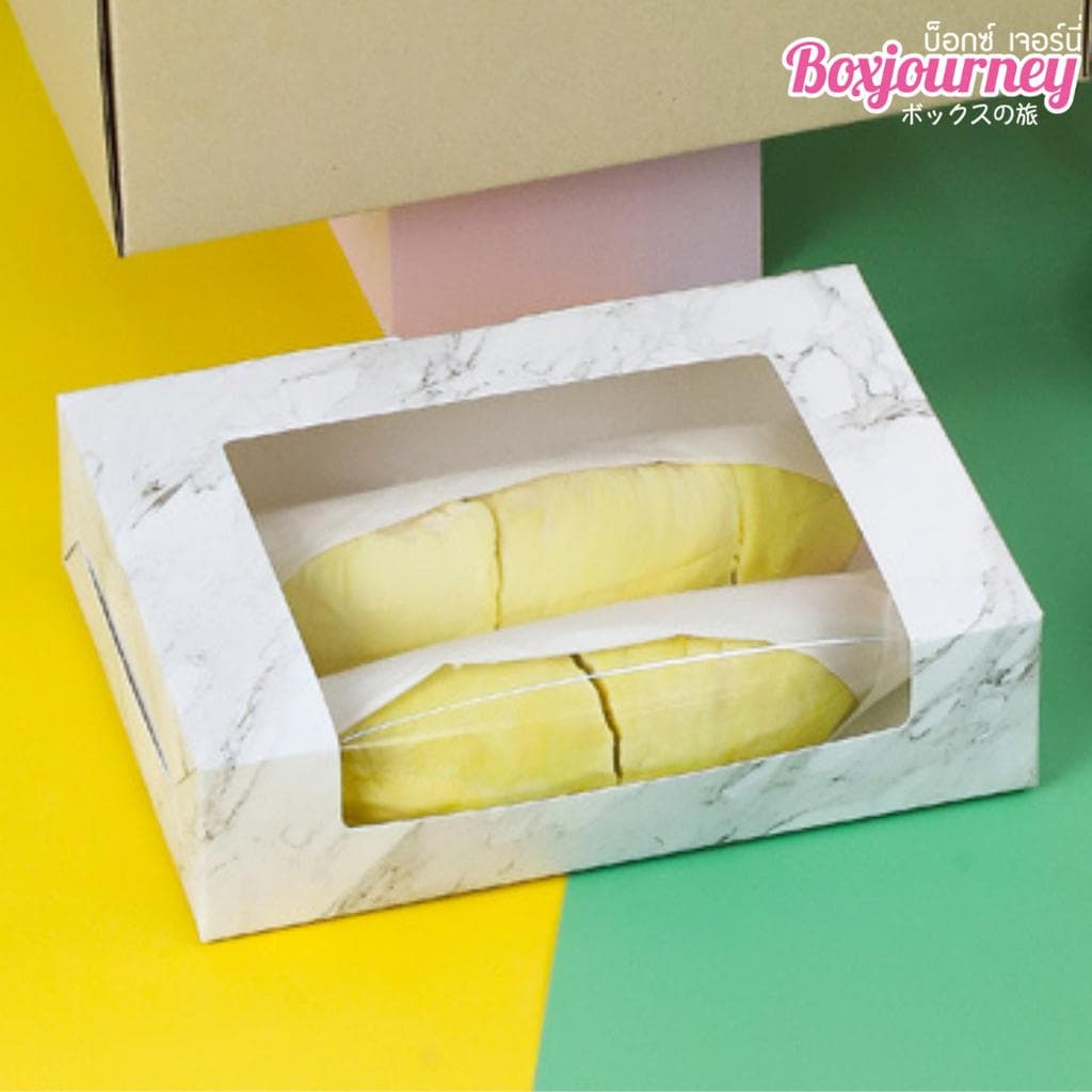Boxjourney กล่องบราวนี่ หน้าต่างวีเชฟ 3 สี 15x20x5 ซม. รูปที่ 3
