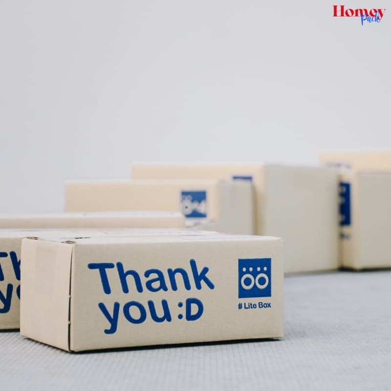 กล่องพัสดุ Thank you 00/0/0+4/AA/A/2A/B/2B/C/D ขนาดไปรษณีย์ รูปที่ 7