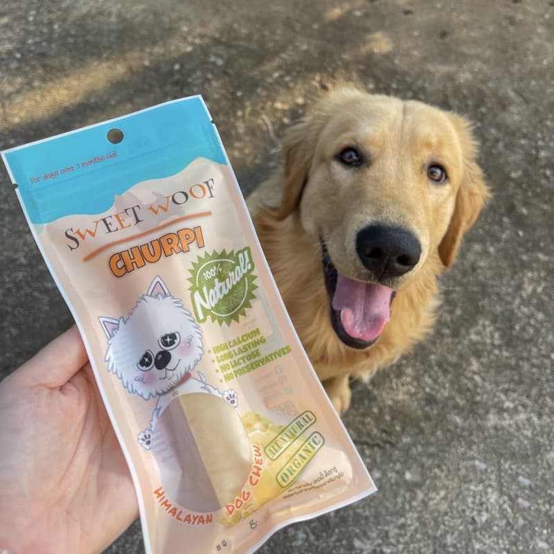 ชีสนมจามรี SWEET WOOF ชีสแท่งขัดฟัน ขนมหมา ชีสแท้ รูปที่ 5