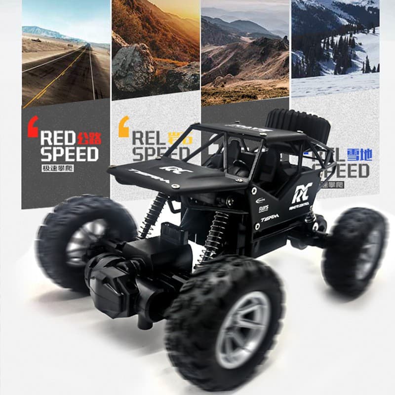 รถบังคับ 355 บาท ไต่ภูเขา รถบังคับวิทยุ Rock Crawler 4WD รถไต่หิน1:16คละสี ของเล่นเด้ก รูปที่ 5