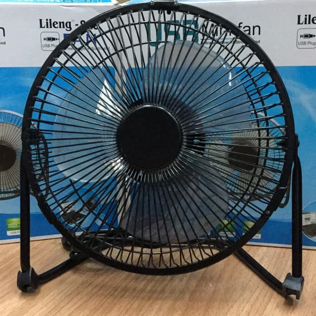 พัดลม USB Lileng-826 พัดลมตั้งโต๊ะ 8 นิ้ว พัดลมพกพา ปรับหมุนเปลี่ยนได้ 360 องศา รูปที่ 3