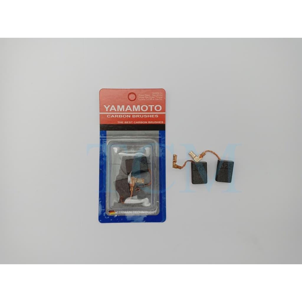 แปรงถ่าน Hailing / Yamamoto CB-325 หินเจียร 4 นิ้ว สว่านโรตารี่ 9553 NB / B / 9556NB / 9558NB / HR2460F / HR2470 F / HR2 รูปที่ 2