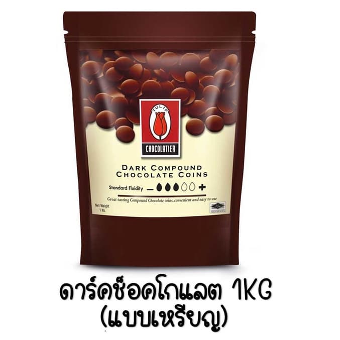 ช็อคโกแลต WANNA คอมพาวด์ ทิวลิป แบบเหรียญ Tulip ช็อกโกแลต คอมพาวชอคโกแลต ช็อคคอมพาว คอมพาวเห รูปที่ 4