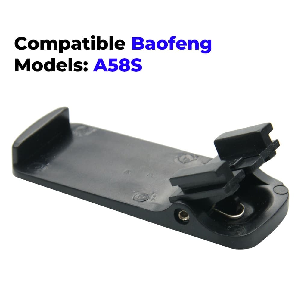 Baofeng Bf-a58s Baofeng A58S คลิปเข็มขัดวิทยุสองทาง สําหรับแบตเตอรี่ Baofeng BL-9 GP-1900 IC-240 GP-F10 รูปที่ 2