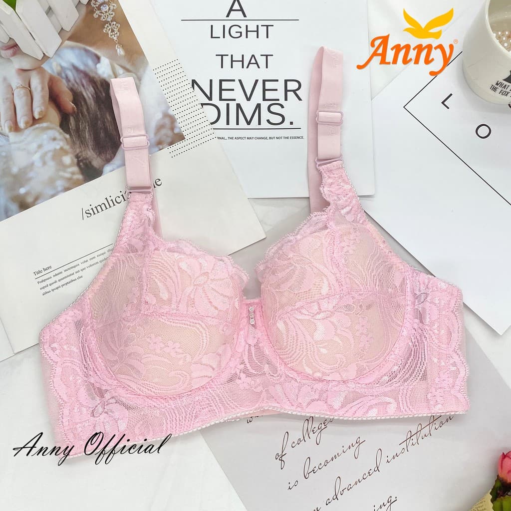 ชุดชั้นใน Annyบรา รุ่น2044-1 คัพB-C เสื้อใน มีโครง 3ตะขอ เต็มทรง ฟองนุ่มบางเฉียบ ตัดเย็บผ้าตะข่าย ระบายอากาศได้ดี รูปที่ 3